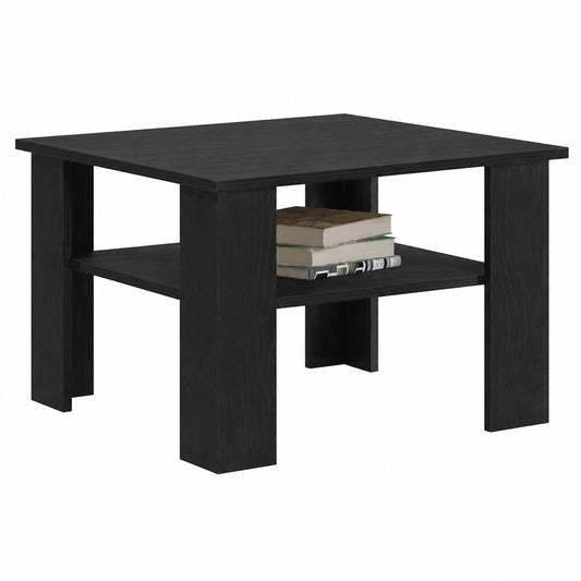 Table basse, en chêne, 60 x 60 x 42 cm, coloris noir, pour le salon