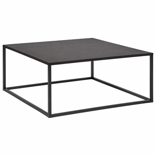 Bureau, en acier, coloris noir, 100 x 100 x 36 cm, pour l’espace de travail