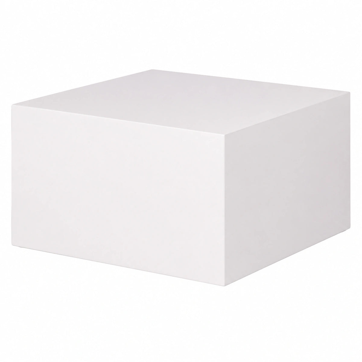 Table basse, coloris blanc, 60 x 60 x 30 cm, pour le salon
