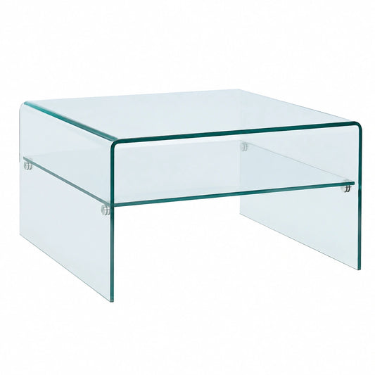 Table basse, en verre trempé, pour le salon